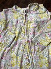Load image into Gallery viewer, Ivy Bamboo Ruffled Footless Zippy Baby Romper - Ditsy Floral Butterflies