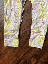 Load image into Gallery viewer, Ivy Bamboo Ruffled Footless Zippy Baby Romper - Ditsy Floral Butterflies