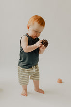 Load image into Gallery viewer, Boy's Pocket Tank - Dusty Blue