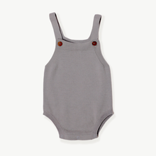 Load image into Gallery viewer, Milan Knit Sleeveless Short Romper - Grey