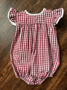 Maroon & White Bubble (Gigi)