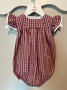 Maroon & White Bubble (Gigi)