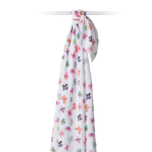 Lulujo Muslin Cotton Swaddle - Butterfly