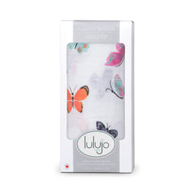 Load image into Gallery viewer, Lulujo Muslin Cotton Swaddle - Butterfly
