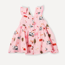 Load image into Gallery viewer, Chick Chick Farm Ruffled Sleeveless Button Front Dress + Bloomer Set - Blush
