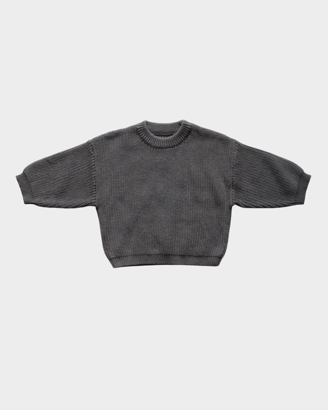 Drop-Shoulder Sweater - Graphite