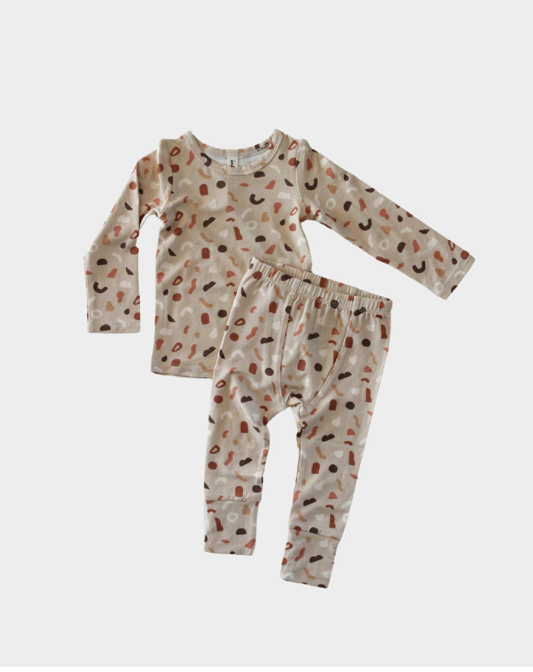 Printed Lounge Set - Abstract Shapes