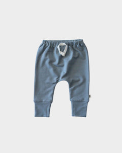 Slim Harem Pants - Slate Blue