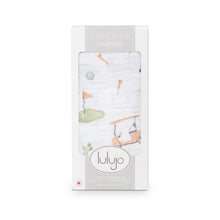 Load image into Gallery viewer, Lulujo Muslin Cotton Swaddle - Golf
