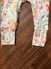 Load image into Gallery viewer, Ivy Bamboo Ruffled Footless Zippy Baby Romper - Grandma&#39;s Kiss
