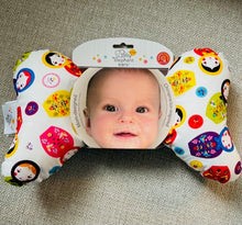 Load image into Gallery viewer, Baby Elephant Ears Head Support - Little Kukla Pattern

