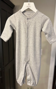 Convertible Gown - Grey Stripe