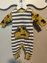 Load image into Gallery viewer, Keep Truckin Striped Romper
