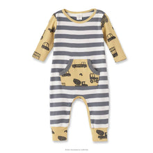 Load image into Gallery viewer, Keep Truckin Striped Romper
