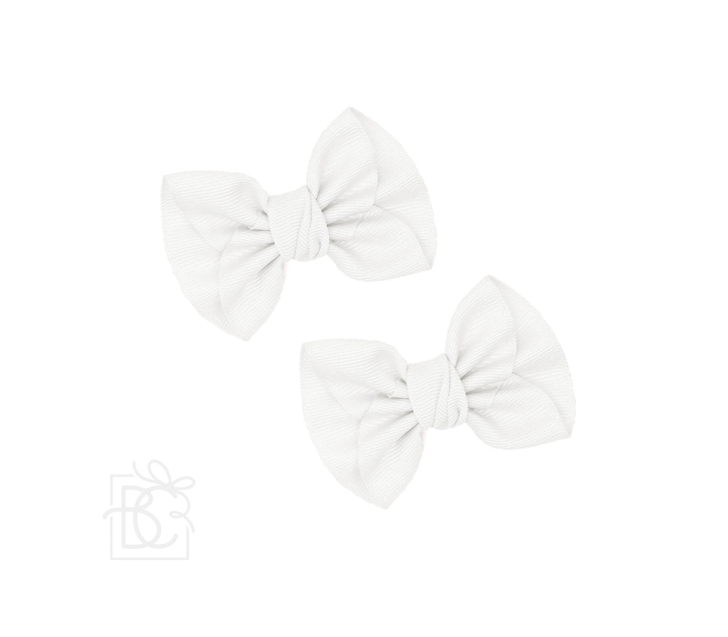 Mini Anne Grosgrain Bow - 2 Pack (Piggies)