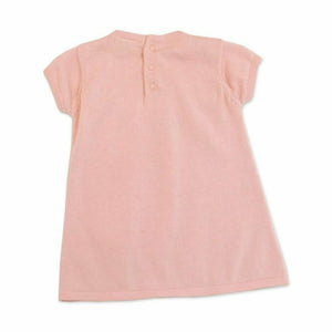 Milan Knit Short Sleeve Dress - Blush