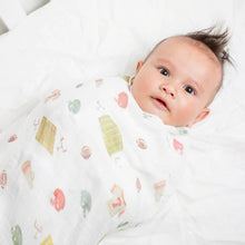 Load image into Gallery viewer, Lulujo Muslin Cotton Swaddle - Football
