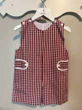 Load image into Gallery viewer, Maroon &amp; White Shortall with Tabs (Pete)
