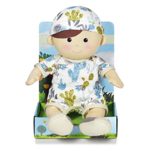 Toddler Boy In Cactus Print Outfit Doll - Enzo