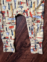 Load image into Gallery viewer, Connor Bamboo Footless Zippy Baby Romper - Tool Time
