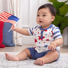 Load image into Gallery viewer, Stars &amp; Stripes T-shirt &amp; Shorts Set
