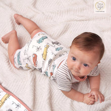 Load image into Gallery viewer, Classic Cars Short Sleeve Henley Shortie Romper
