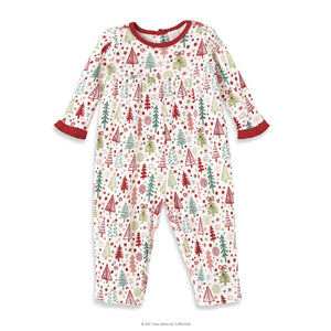 Cozy Christmas Empire Waist Romper