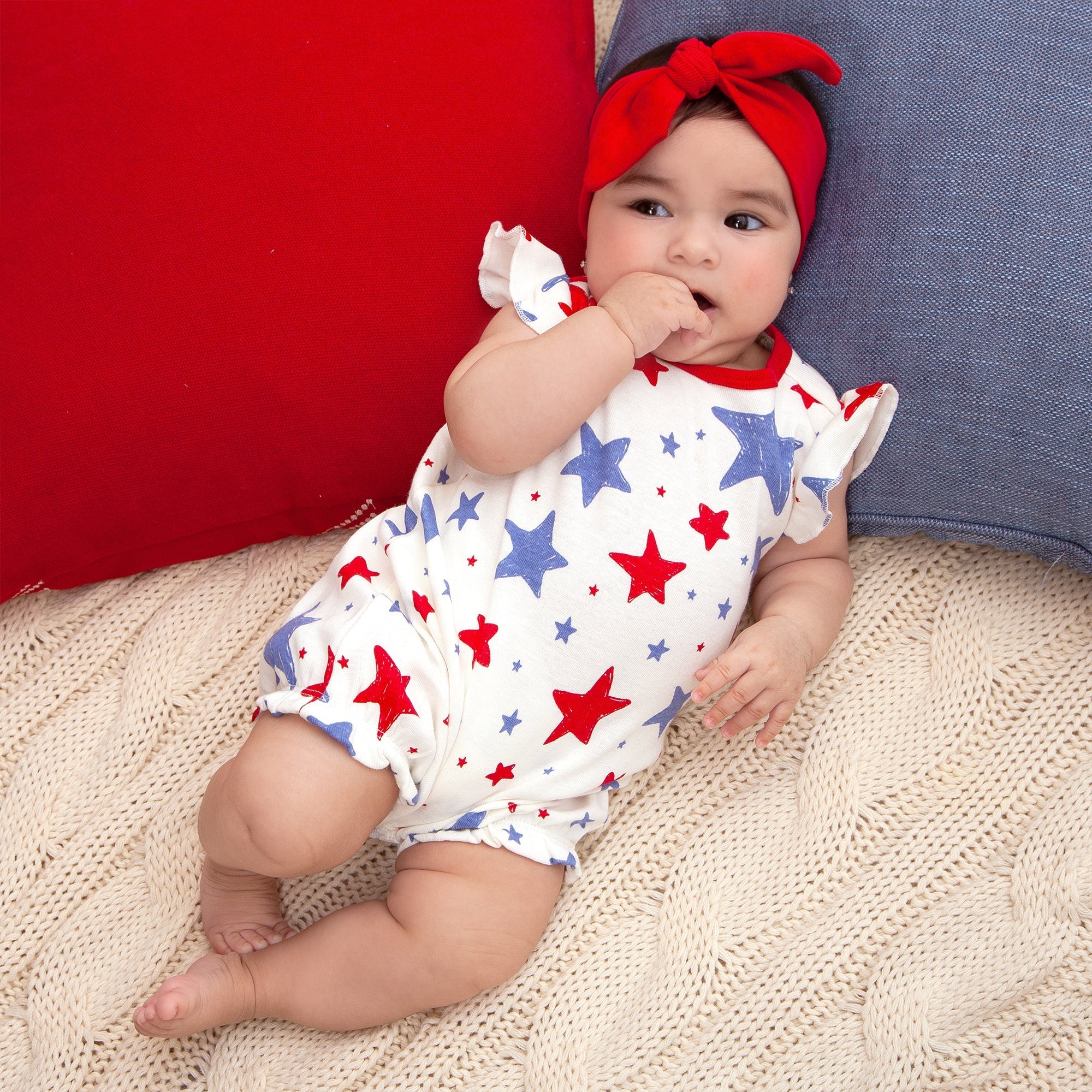 Stars and stripes sales romper
