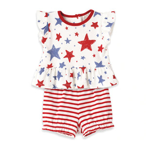 Stars & Stripes Top & Short Set