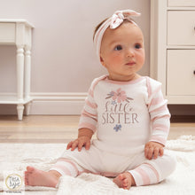 Load image into Gallery viewer, Little Sister Romper - Blush Pink &amp; Ivory
