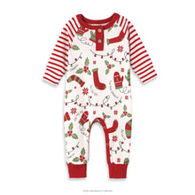 Load image into Gallery viewer, Tis The Season Henley Romper
