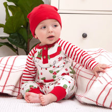 Load image into Gallery viewer, Tis The Season Henley Romper

