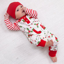 Load image into Gallery viewer, Tis The Season Henley Romper
